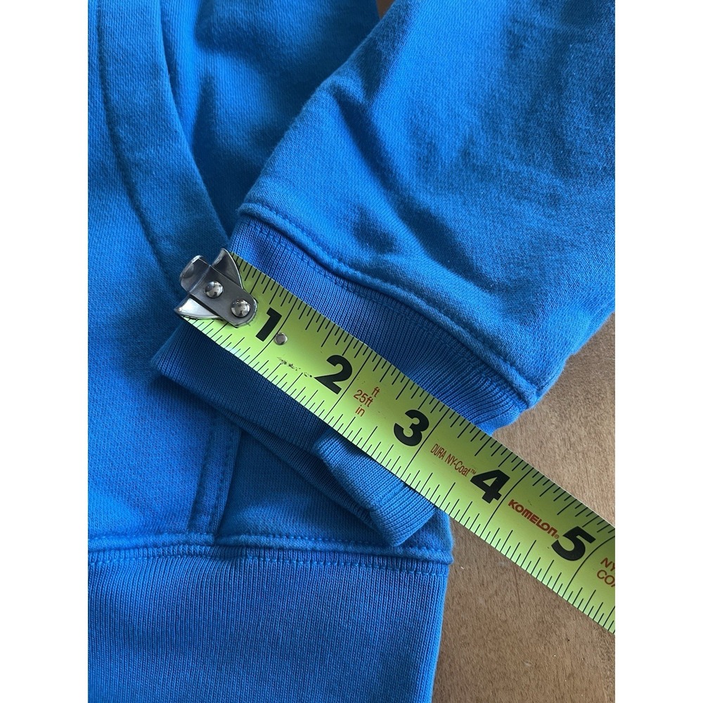 GAP x Smiley Vintage Soft Logo Hoodie Blue Sz M Medium Limited Edition - Picture 6 of 10